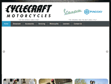 Tablet Screenshot of cyclecraft.com.au